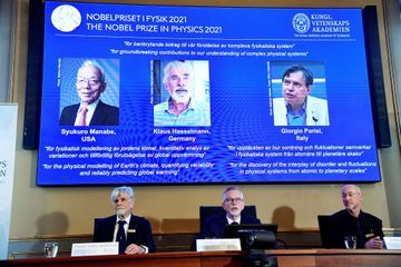 Nobel de physique: deux experts du climat et un théoricien italien récompensés