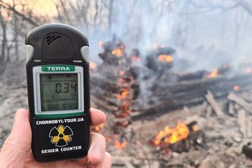 A Tchernobyl, un feu de forêt provoque une hausse de radioactivité
