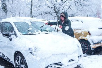 En images : La neige fait son retour en Europe