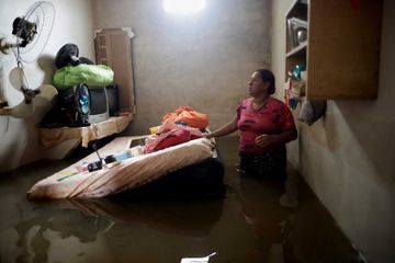 En images, le sud-est du Brésil en proie à des inondations meurtrières