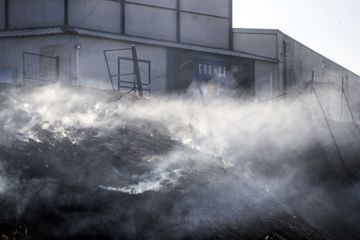 En photos : A Rome, frayeur pour les mythiques studios de Cinecittà après un incendie