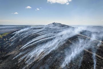 En photos : Dans les Monts d'Arrée, des paysages apocalyptiques après les incendies criminels