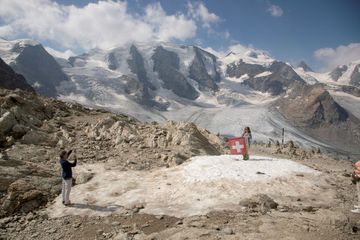En photos : La fonte des glaciers redessine la frontière italo-suisse
