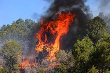 Gigantesque incendie et sécheresse intense dans l'Ouest américain