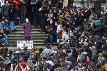 Grève du climat: Greta Thunberg à Lausanne avec des milliers de jeunes