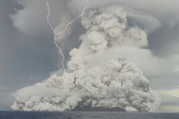 Iles Tonga: l'éruption entendue jusqu'en Alaska