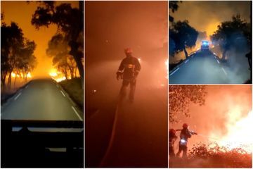 Incendie dans le Var : la vidéo effrayante des pompiers au milieu des flammes