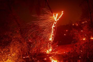 Les images d'apocalypse du Wishon Fire, en Californie