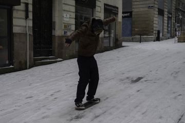 Les routes de Bretagne transformées en patinoire