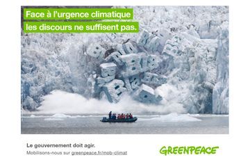 Pourquoi les Parisiens ne verront pas la nouvelle publicité Greenpeace dans le métro