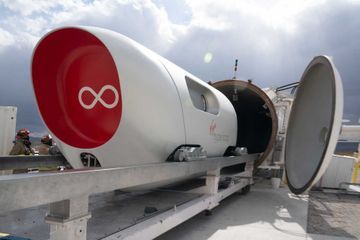 Premier test réussi pour le train du futur de Virgin Hyperloop