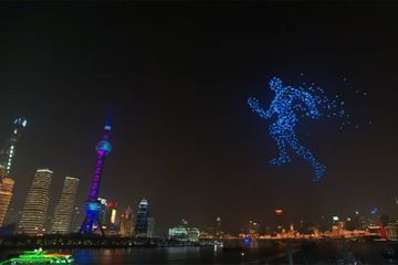 L'incroyable spectacle de drones de Shanghai pour le Nouvel an