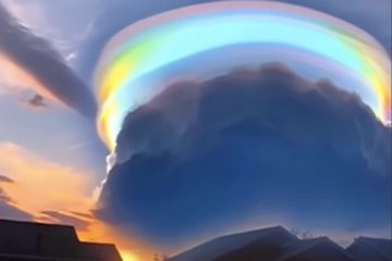 Un extraordinaire nuage arc-en-ciel observé en Chine