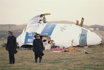 Dans les archives de Match - À Lockerbie, le déluge de corps et de métal
