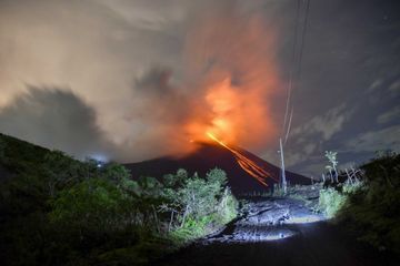 Au Guatemala, l'impressionnante éruption du volcan Pacaya