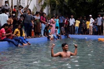 Au Sri Lanka, les manifestants comptent occuper le palais jusqu'au départ du président