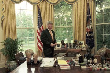 Hommage à Olivier Royant - En 1996, un tête-à-tête avec Bill Clinton