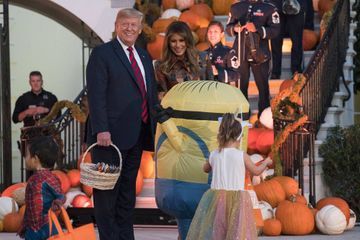 Déjà Halloween à la Maison-Blanche pour Donald et Melania Trump