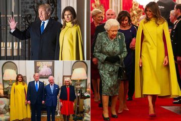 Donald et Melania Trump, convives de la réception à Buckingham Palace
