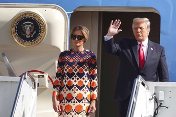 Donald et Melania Trump sont arrivés en Floride