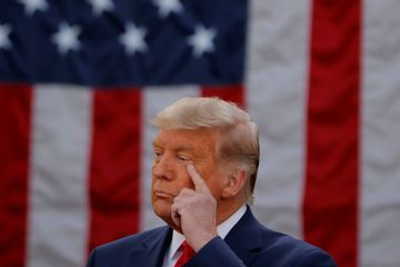 Donald Trump évoque, du bout des lèvres, sa défaite pour la première fois