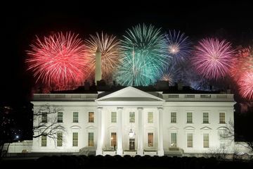En images : le spectaculaire feu d'artifice à la Maison-Blanche