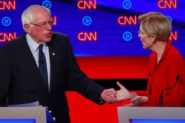 Entre Bernie Sanders et Elizabeth Warren, l'union cordiale se fissure