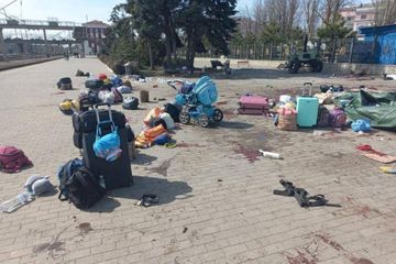 Guerre en Ukraine : une attaque sur la gare de Kramatorsk fait 39 morts