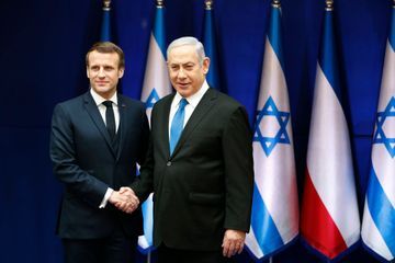 Israël : Emmanuel Macron défend son 