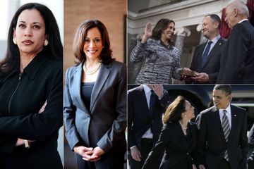 Kamala Harris, une carrière en images