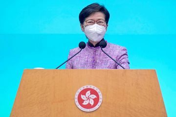 La dirigeante de Hong Kong, Carrie Lam, va quitter son poste