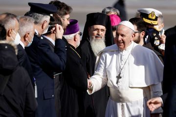 Le pape François à Athènes pour la première visite papale en deux décennies