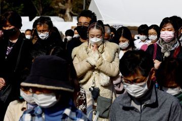 Les Japonais en deuil 11 ans après le tsunami et l'accident nucléaire de Fukushima