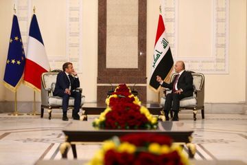 Macron Salih Irak 7