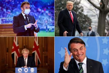 Macron, Trump, Bolsonaro... ces dirigeants contaminés par le coronavirus