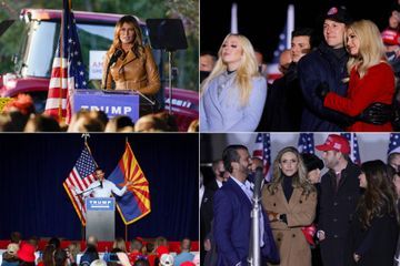 Melania, Ivanka, Donald Jr... la famille Trump mobilisée pour le dernier jour de campagne