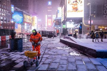 New York en alerte face à la menace d'une tempête de neige 