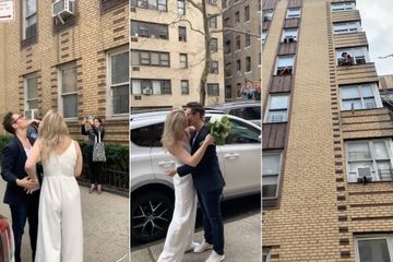 New York : privées d'union à la mairie, elles sont mariées par leur ami depuis sa fenêtre