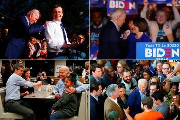 Pete Buttigieg, Amy Klobuchar et Beto O'Rourke, front uni derrière Joe Biden