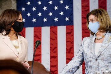 Première historique pour Kamala Harris et Nancy Pelosi