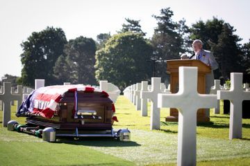 Un soldat américain mort le 6 juin 1944 inhumé au cimetière de Colleville-sur-Mer