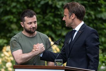 A Kiev, Macron et Zelensky tournent la page de «l'humiliation»