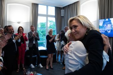 Au QG de Marine Le Pen, de l'espoir malgré la déception