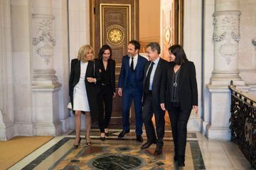 Brigitte Macron et Nicolas Sarkozy mobilisés contre le cancer de l'enfant