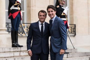 Caricatures : Justin Trudeau s'est entretenu avec Emmanuel Macron