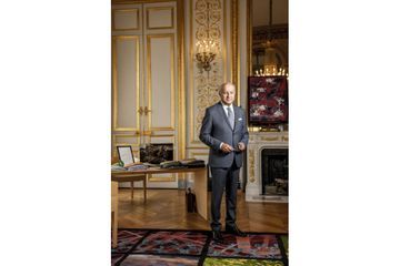 Dans le bureau de Laurent Fabius