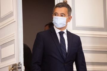 Darmanin à la manifestation de policiers: 