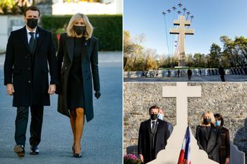 Emmanuel et Brigitte Macron en 