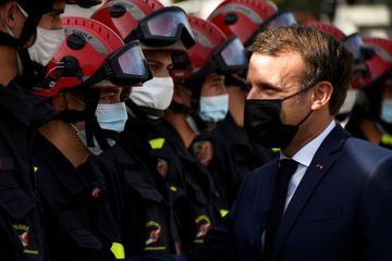 Emmanuel Macron au chevet des habitants de la Roya et de la Vésubie dévastées