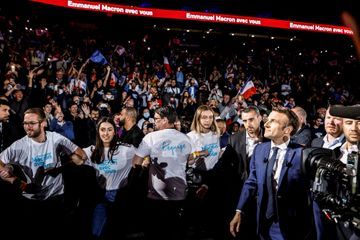 Présidentielle : devant une foule acquise à sa cause, Macron défend son bilan et «la force tranquille»